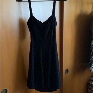 Black lace dress
